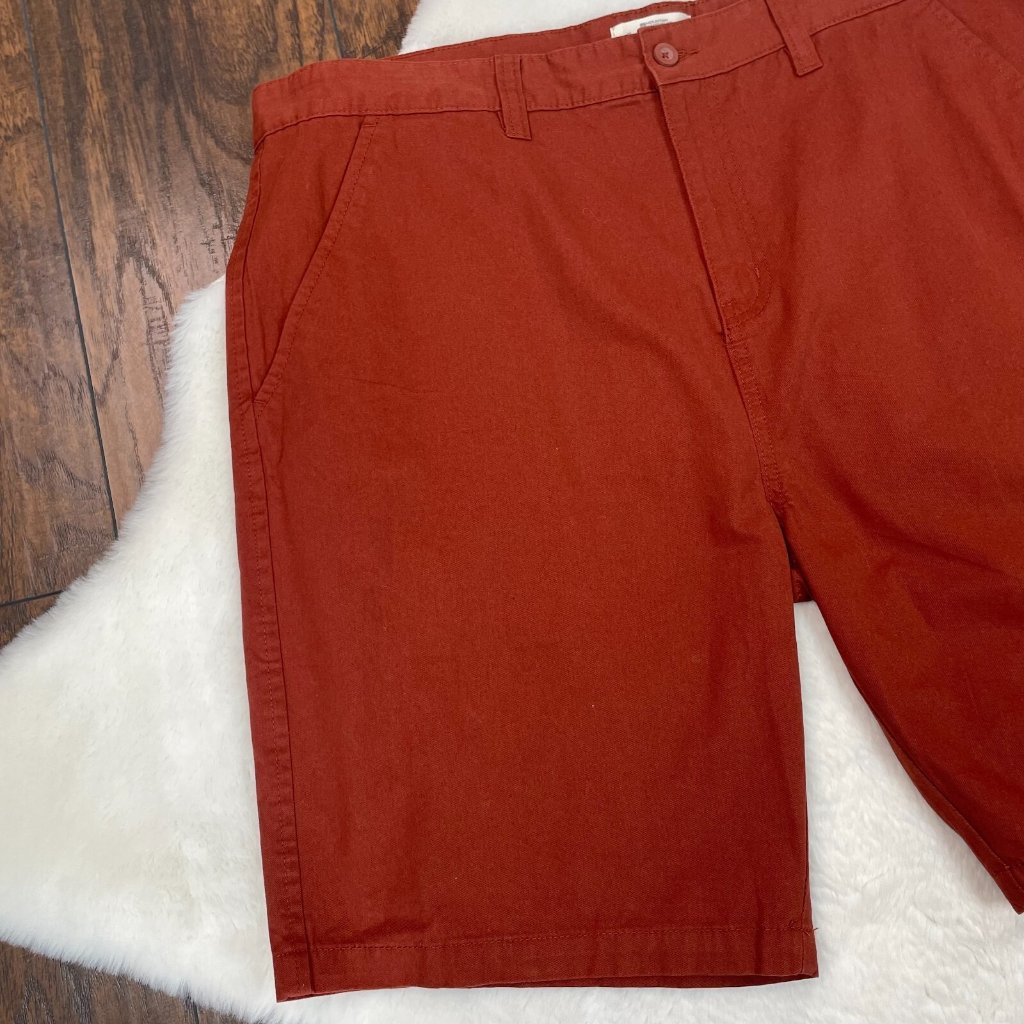 Mountain Warehouse Shorts 38 Take A Break Chino Burnt Orange Cotton Men's Nwt — image 3 of 8